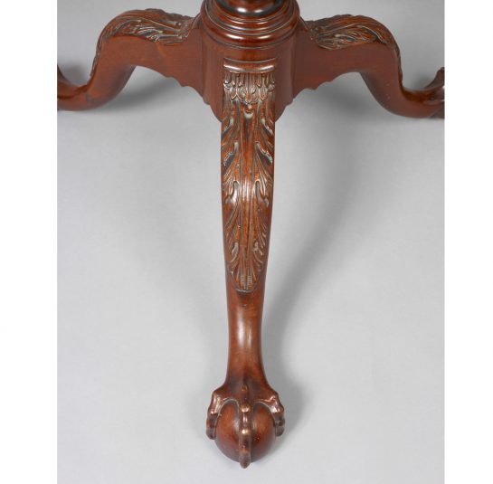 Chippendale Carved Pie Crust Tea Table
