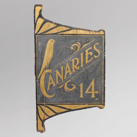 Trade Sign, "Canaries"