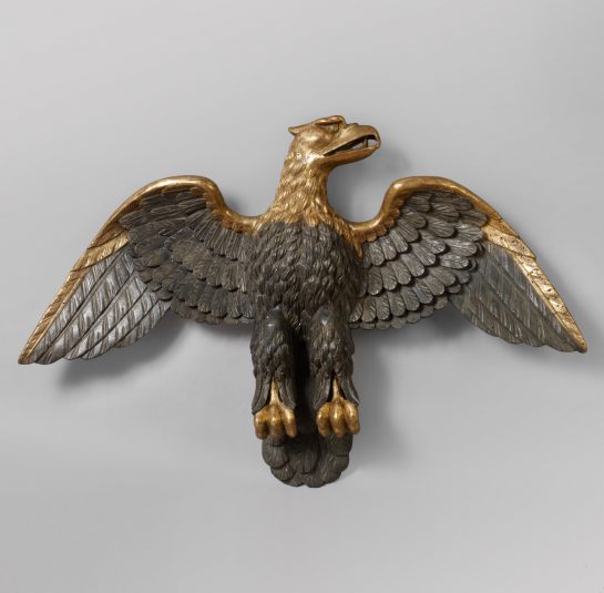 Carved Eagle with Outstretched Wings