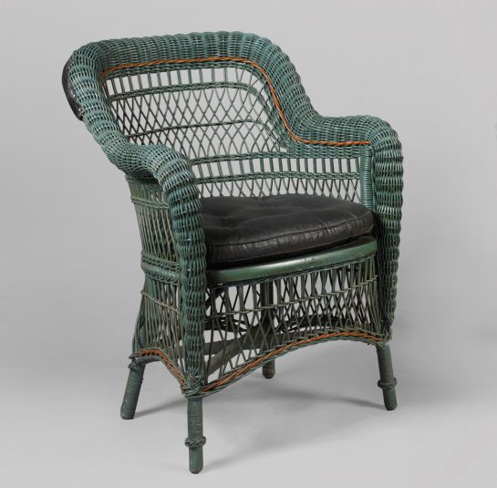 Set of Four Wicker Chairs, Ypsilanti Furniture Co., Iona, Michigan, ca. 1920-193