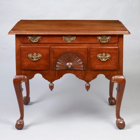 Transitional Chippendale  Carved Lowboy