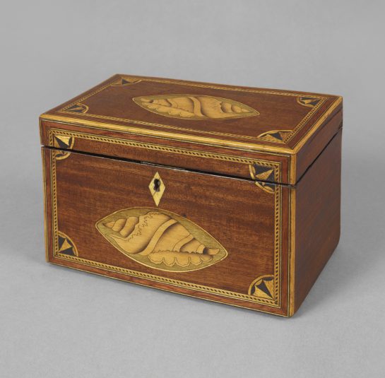 Wonderful Inlaid Tea Caddy