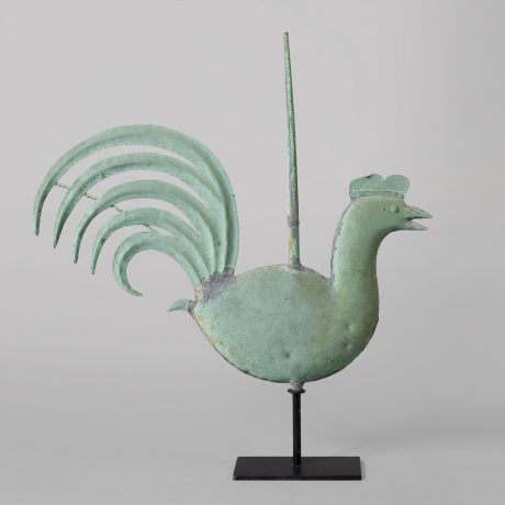 A Rare Rooster Weathervane