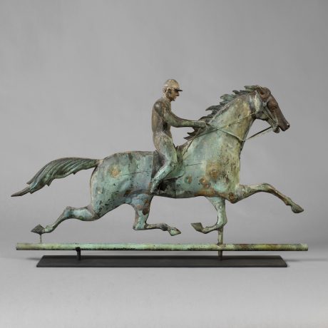 Horse and Jockey Weathervane