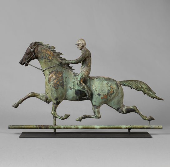 Horse and Jockey Weathervane