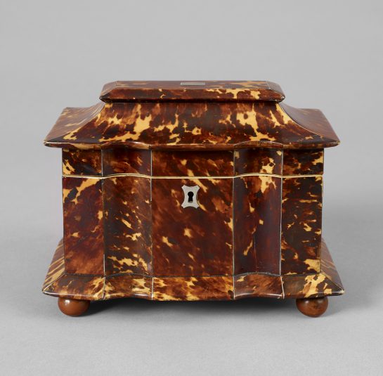 Tortoise-Shell Tea Caddy