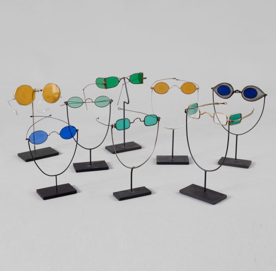 Rare Collection of Eight Pair of Eye Spectacles