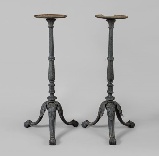 Pair of Tall Plant Stands