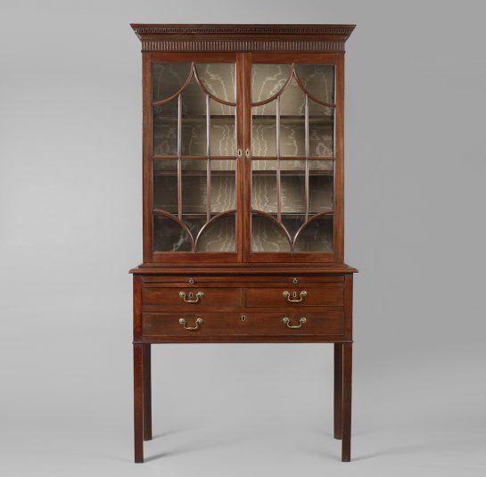 Rare Chippendale Desk and Bookcase