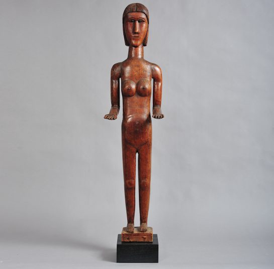 Rare Carved Figure of a Woman