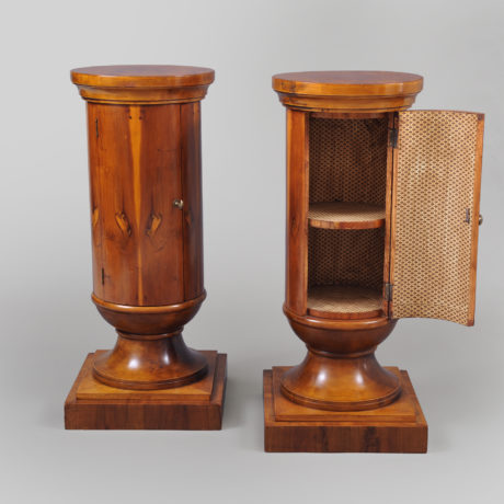 Edwardian Pedestal Cabinets
