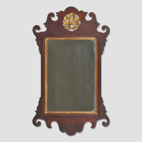 Rare Diminutive-Size Chippendale Mirror