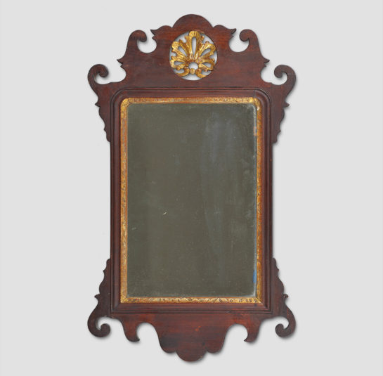 Rare Diminutive-Size Chippendale Mirror