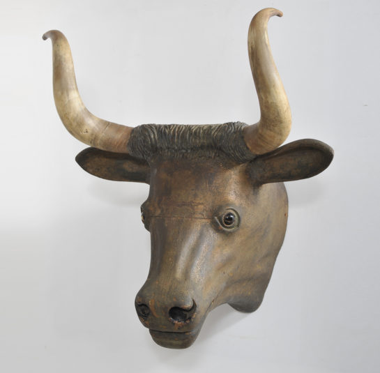 Carved Steer Head