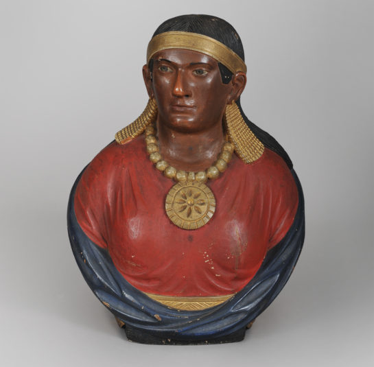 Carved Indian Bust