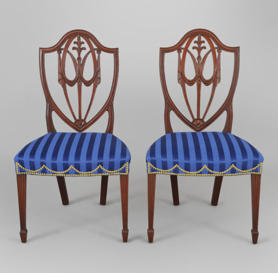 Pair of Hepplewhite Side Chairs