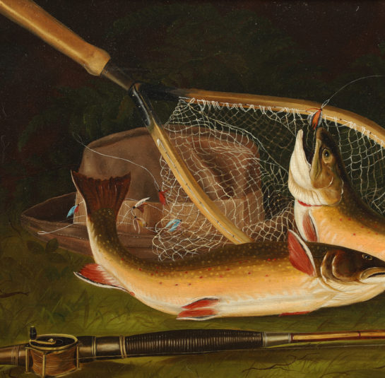 Still-Life of Brook Trout • Jeffrey Tillou Antiques