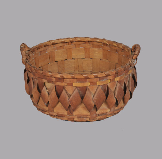 Splint Woven Basket with Handles