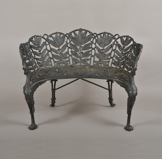 Laurel Pattern Garden Bench