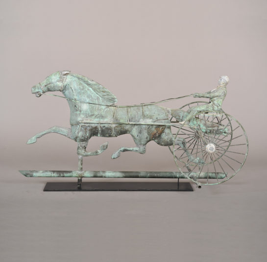 Horse and Sulky Weathervane