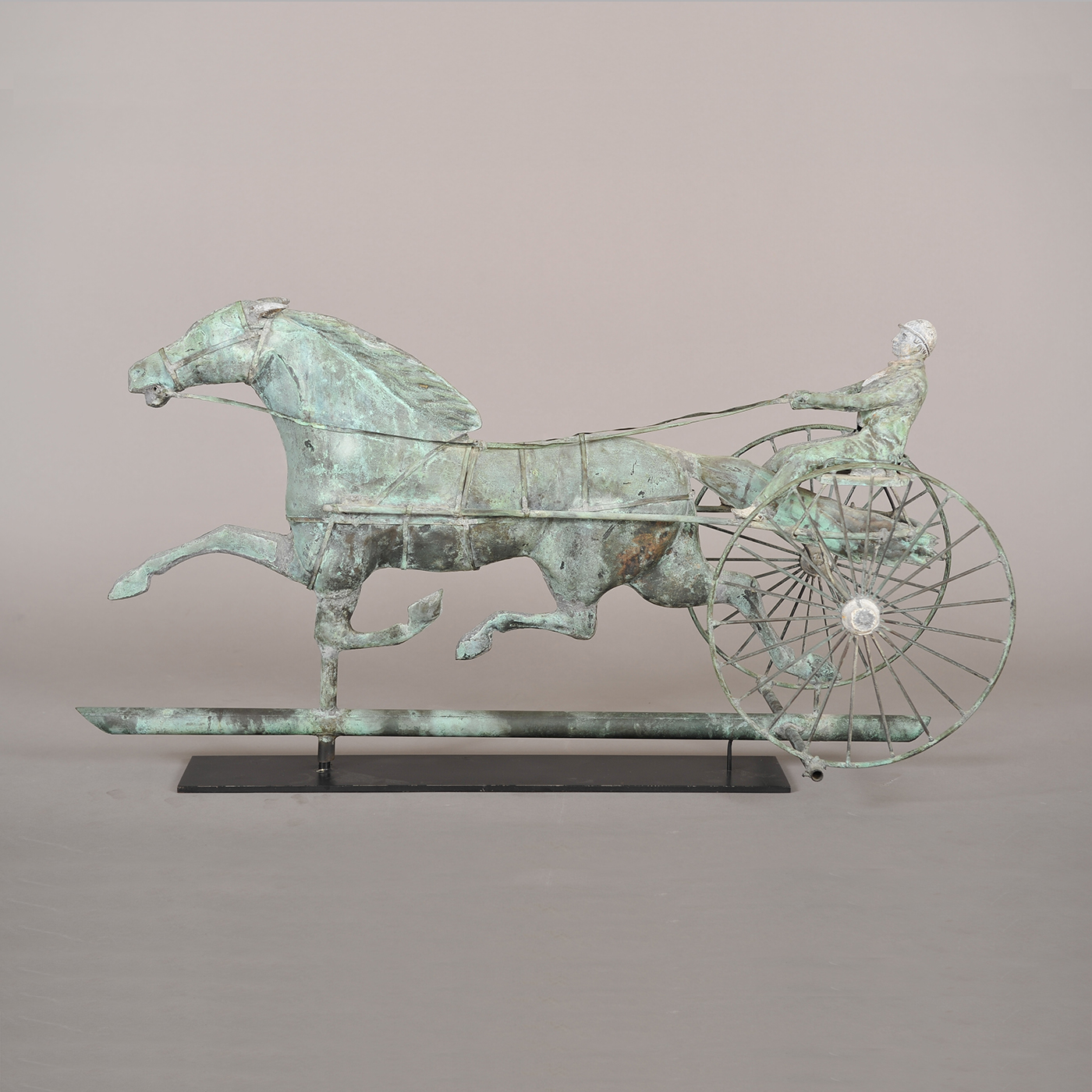 Weathervane: Trotting Horse and Sulky – Works – The Colonial Williamsburg  Foundation