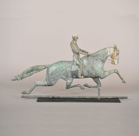 Dexter Horse and Rider Weathervane