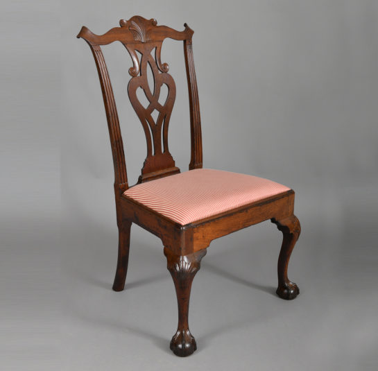 Carved Chippendale Side Chair