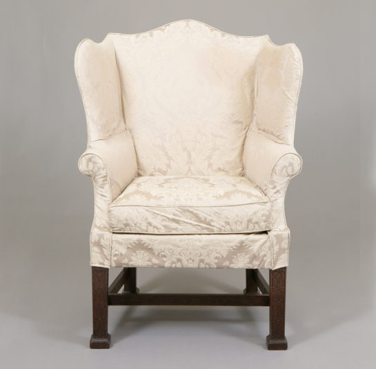 Chippendale Carved Easy Chair