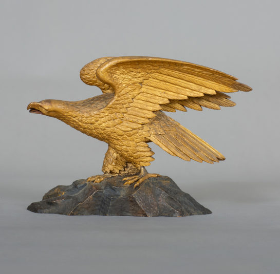 Carved Eagle Plaque