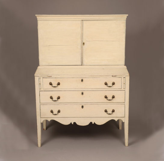 Rare Painted Secretary
