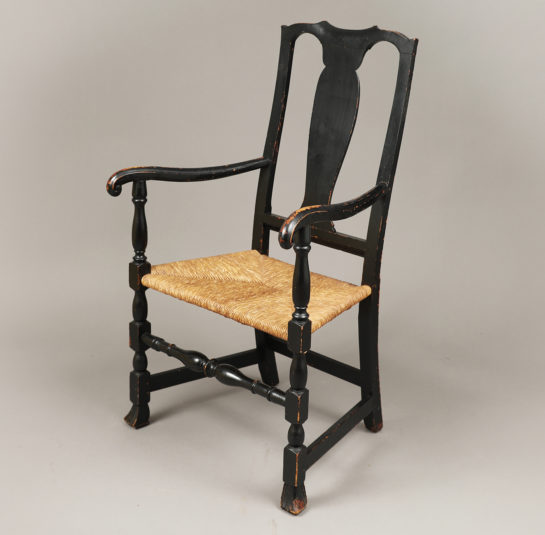 Queen Anne Painted Armchair