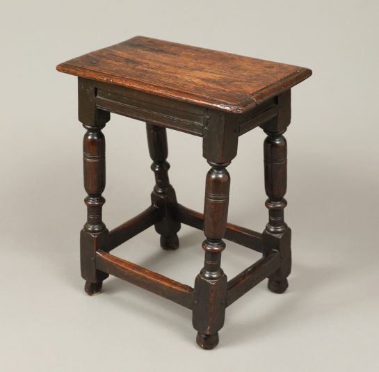 William and Mary Joint Stool