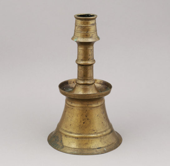 Imposing-size Ottoman Mid-Drip Candlestick