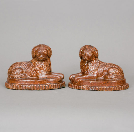 A Pair of Recumbent Dogs