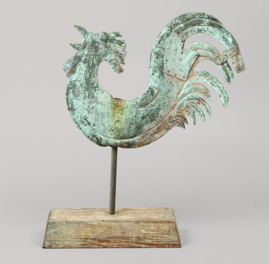 A Rare Early Rooster Weathervane