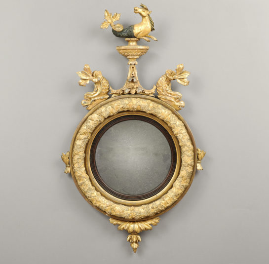 Diminutive Federal Convex Mirror