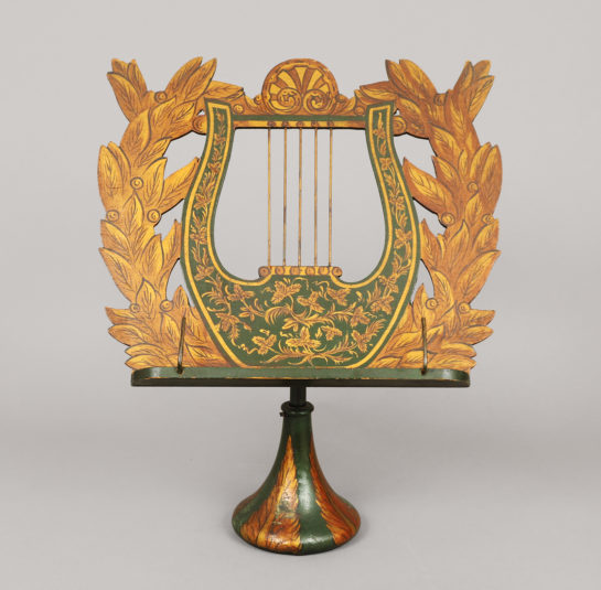 Lyre-Form Music Stand