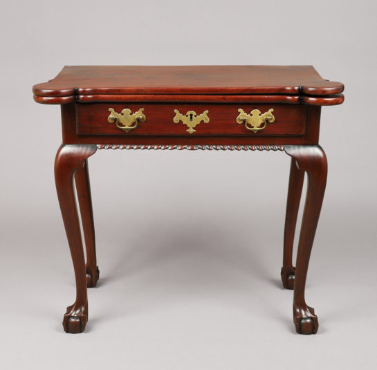 Rare Diminutive Chippendale Card Table