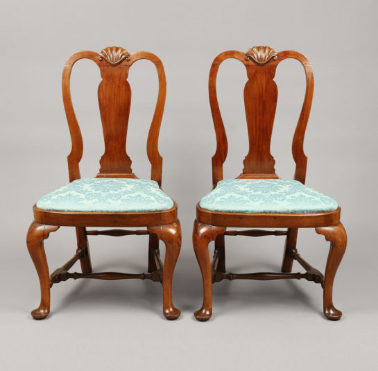 Pair of Queen Anne Side Chairs