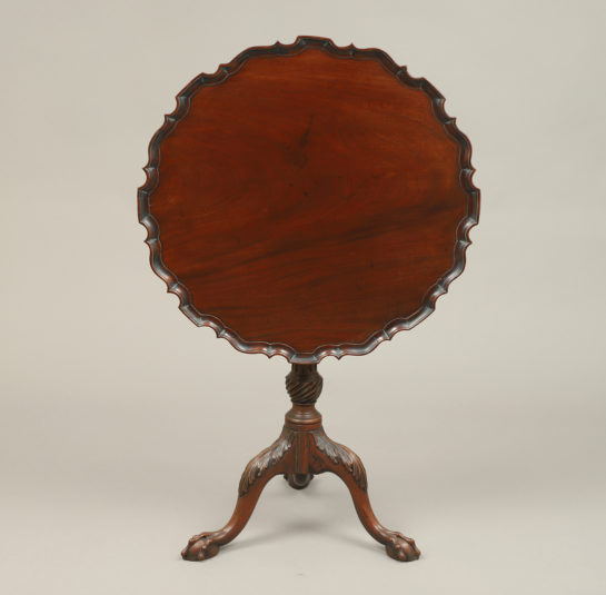 Chippendale Pie-Crust Tea Table