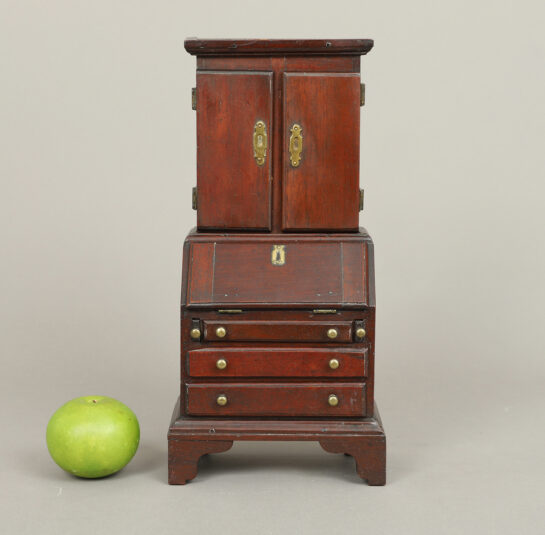 Rare Miniature Chippendale Secretary