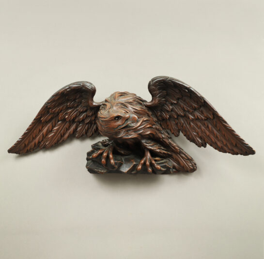 Carved Eagle with Outstretched Wings