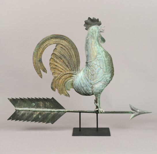 Rare and Unusual Rooster Weathervane