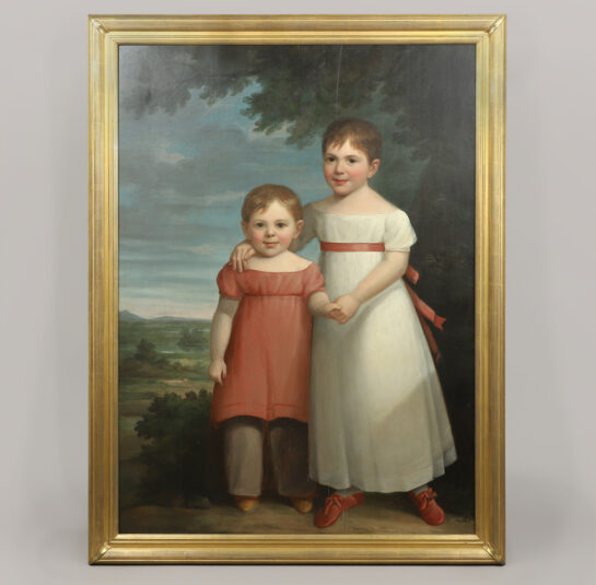 Portrait of Two Children, Brother and Sister