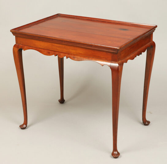 Queen Anne Tray-Top Tea Table