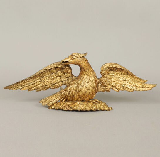 Rare Federal Carved Gilt-Wood Eagle