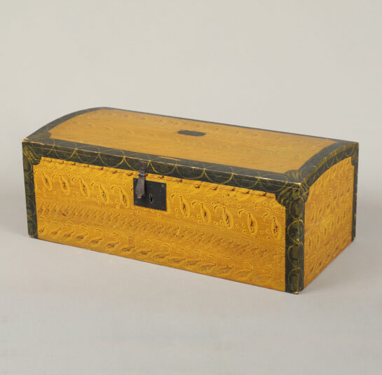 Exceptional Paint-Decorated Box