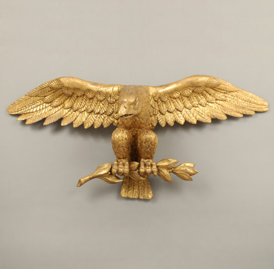 Outstanding Carved Gilt-wood Eagle