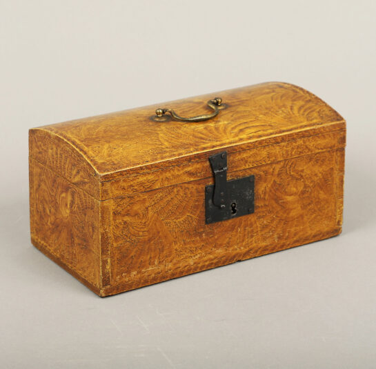 Dome-Top Paint-Decorated Box