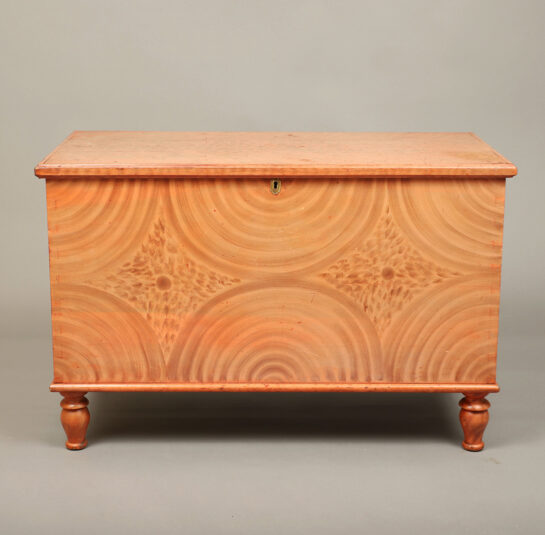Late Federal Paint-Decorated Blanket Chest